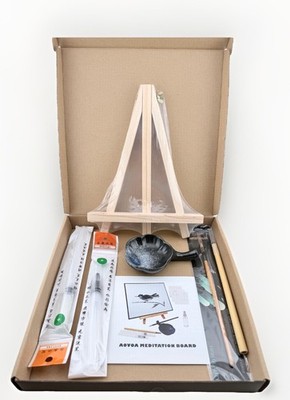 AOVOA Zen Meditation Water Drawing Board Unisex Large Black New Open Box Art Set