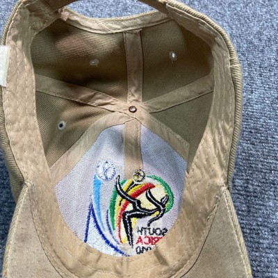 Casquette Coupe Du Monde FIFA 2010 Afrique Du Sud - Beige Réglable - Taille M