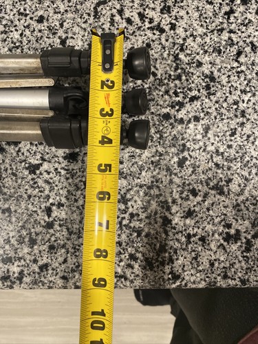 58" 3 Section Lightweight Photo Video Tripod Leveling, Digital Concepts - Picture 10 of 10