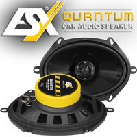Esx QXE-572 13 X 18 Cm Koax Oval Lautsprecher Paar (5 X 7“) Coax Speaker QXE572