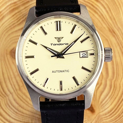 Reloj automático Tandorio para hombre fecha NH35 200m impermeable 39 mm cristal zafiro - Imagen 25 de 30