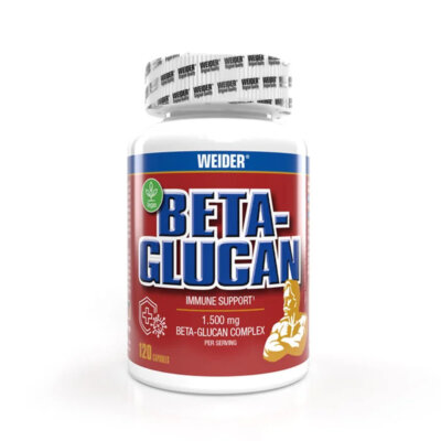 (498,33 EUR/kg) Weider Beta Glucan 120 Kapseln a 1500mg NEU