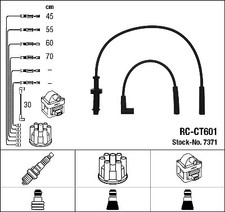 NGK 7371 Ignition Cable Kit for CITROËN PEUGEOT