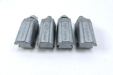 Lot of 4 Pfeiffer Vacuum  Claw Clamp, Zinc-plated Steel 