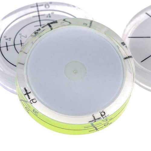 1xRound Bubble Levels Gauges Circular Spirit Bubble Mark Degre Levels - Picture 6 of 12