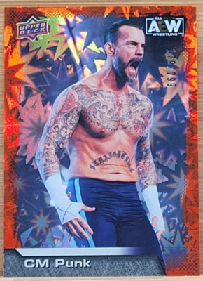 2022 UPPER DECK AEW CM PUNK  DYNAMITE #D/299