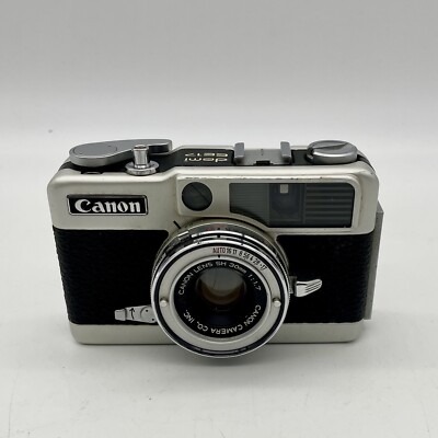 フィルムカメラ Canon demi EE17 30mm f1.7 Canon Demi EE17 Compact Film Camera 30mm F1.7 Lens 1966 W/ Case