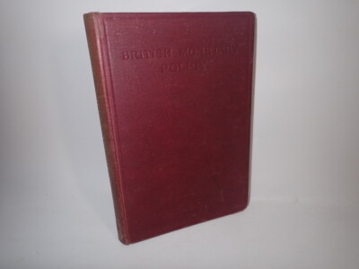British Monetary Policy, Frederic Benham P S King & Son 1932 RARE