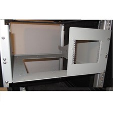 Rackmount 5U x 20"-24" Shelf with Small 4" x 5" Component Mount Hole