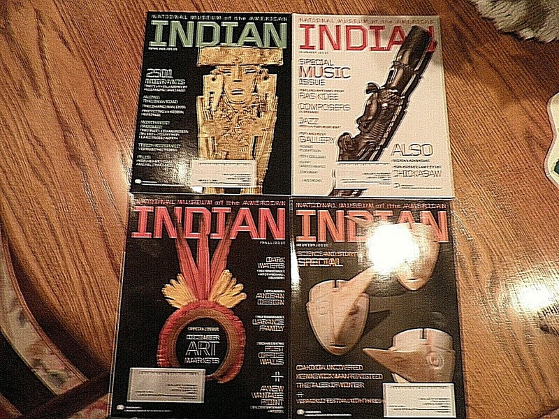 4 Smithsonian Nat'l Museum of American Indian Mags NEW 2010 + Bookmarks + Tablet