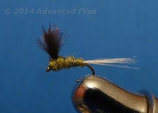1 dozen BWO Emerger Fly #16 #18 #20 Fly Trout Fishing Flies Blue Wing Olive NIB