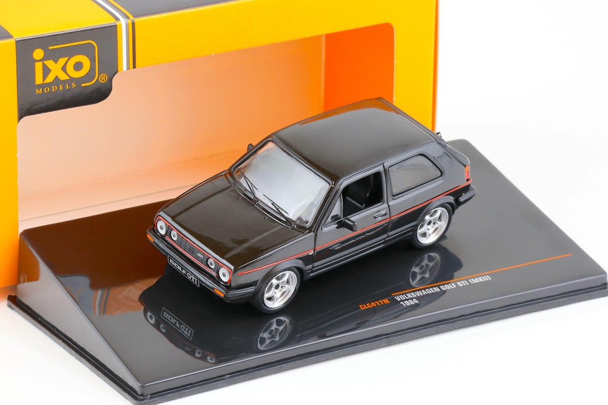 ミニカー 1/43 VW Golf GTI 1:43 IXO VW Golf II Mkii Gti Personalizzato Nero 1984 | eBay