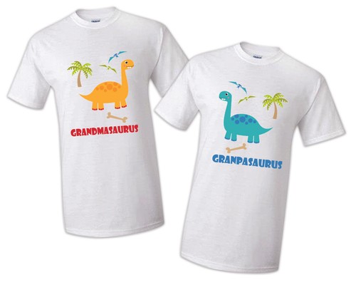 Dinosaur t shirt Birthday Matching Party Family Kid Tshirt Mom, dad, sister - Picture 7 of 10