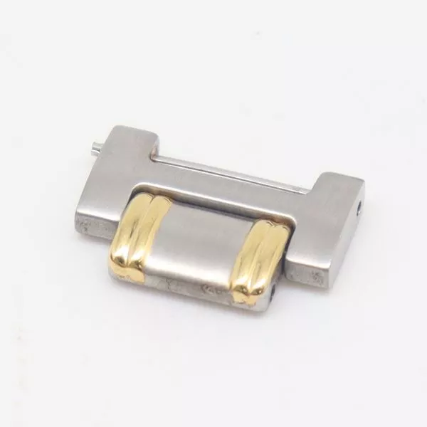 Bracelet ceinture montre homme Gucci authentique 1 maillon 9000M pièces argent/or 16 mm