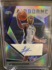 2020-21 Panini Chronicles Airborne Signatures Silver Prizm Lonnie Walker IV Auto