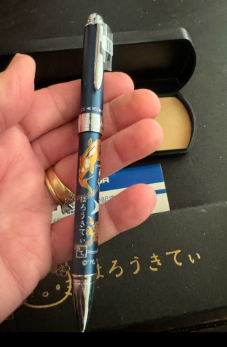 Sanrio HELLO KITTY Pen in Case 07-K-KR Japan with RED & BLACK INK - Picture 2 of 8