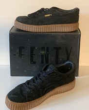 Puma Gamuza Creepers Rihanna 361005-02 WM Talla EE. UU. 10,5 100 % Auténticas Con Caja