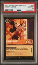 Disney Lorcana Mickey Mouse Friendly Face Rare Non Foil PSA 10 13 Pop 16 WDW