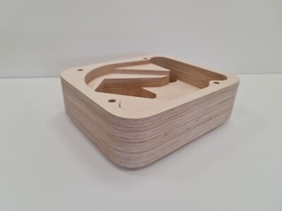 Baltic birch plywood plinth for Thorens TD 124