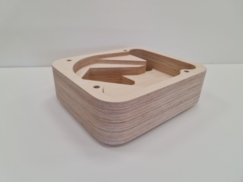 Baltic birch plywood plinth for Thorens TD 124