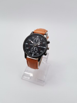 Armbanduhr Batterie UHR Quartz Dance Jockey Kunst-Leder-Armband Modeschmuck