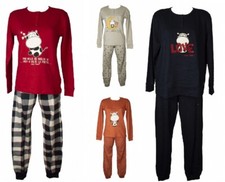 SG Damen Pyjama CRAZY FARM Übergrößen Baumwolle Interlock Winter Ärmel 