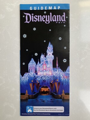 Disneyland Park Anaheim Karte/ Guide 2018