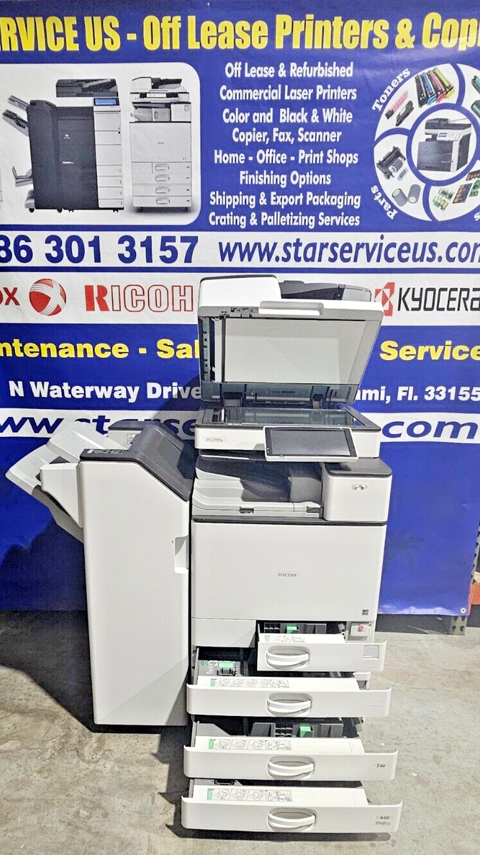 RICOH IMC 6000 Laser Color Multifunctional Printer, Dual Scanner