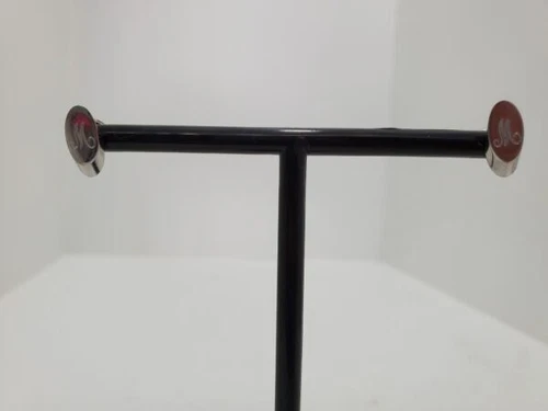 Vintage 1960's Monogram M Silver Stud Earrings Costume Jewelry