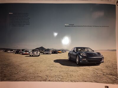 Original Porsche poster 60 years unwavering Porsche philosophy