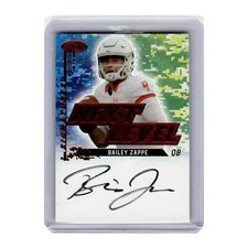 2022 SAGE Next Level Signatures Red Bailey Zappe Auto #NLS-BZ