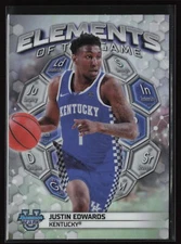 Justin Edwards 2023-24 Bowman Best University #EG-7 Elements of the Game