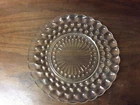 1 Vintage Anchor Hocking Bubble Glass 9.5” Luncheon Plate