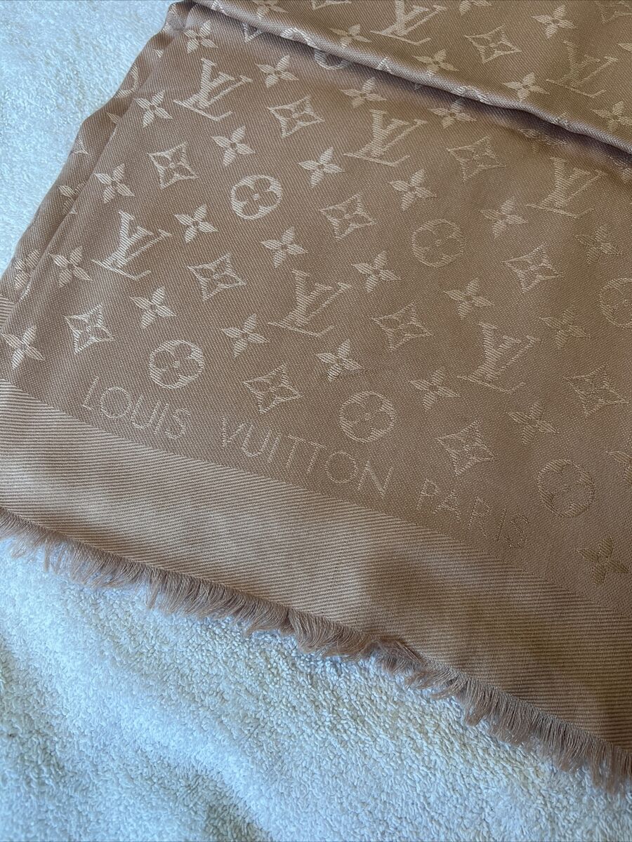 RARE LOUIS VUITTON PINK M74441 MONOGRAM SHAWL/SCARF | eBay RARE LOUIS VUITTON PINK M74441 MONOGRAM SHAWL/SCARF | eBay