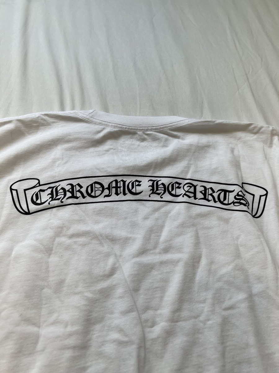 送料込♪【CHROME HEARTS】F*CK YOU ストライプ ロゴ T シャツ Chrome hearts f*ck you tshirt | eBay