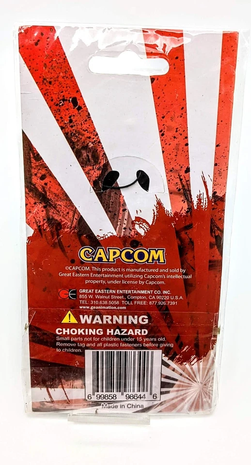 Super Street Fighter IV 8-bit Chun-Li Phone Cell Phone Charm Keychain New - Image 2 of 2