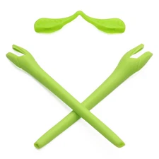 hdhut Green Rubber Replacement Ear Socks & Nose Piece for-Oakley Radar EV Path