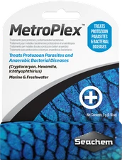 SEACHEM METROPLEX ANTI-PARASITIC AQUARIUM FISH MEDICATION 5 GM