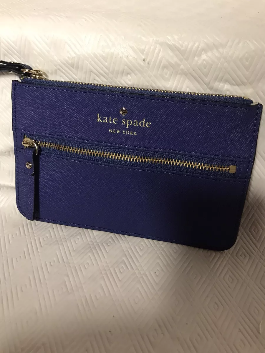 Kate spade cheap blue wristlet