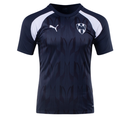 Puma Monterrey 2023 - 24 Prematch Soccer Jersey - Navy/White - Picture 3 of 7