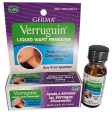 Verruguin Liquid Wart Remover Salicylic Acid Removedor De Verrugas Common Wart