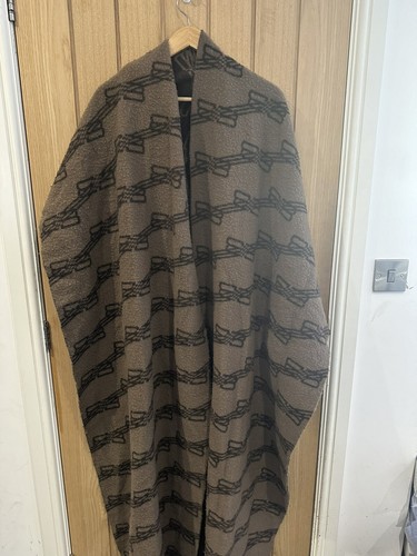 Balenciaga Women's Brown Sc All Over Blanket Scarf GENUINE RRP £602 #V1 - 第 3/5 張圖片
