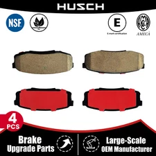 Rear Carbon Fiber Ceramic Brake Pads Fit for Toyota Land Cruiser Sequoia Tundra