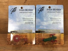 JLE Scale Models 1/64 Antique Tractor Lot NEW Sealed On Cards 1980's Made In USA