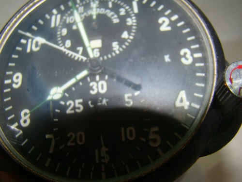 ⭐✈VERY RARE military aviation watch of the USSR daily AChS-1M daily 24 hours ☭№2 - Picture 14 of 16