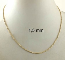 EDELIND Catenina Oro Giallo 585 Donna Modello Forzatina incavata, largh