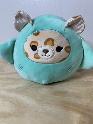 Squishmallows Kellytoy 8  Lexie Manta Ray Cheetah Blue Plush Stuffed Animal NWT