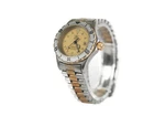 TAG HEUER Professional 200 Meters Date Gold Dial Stainless Steel Quartz Women's