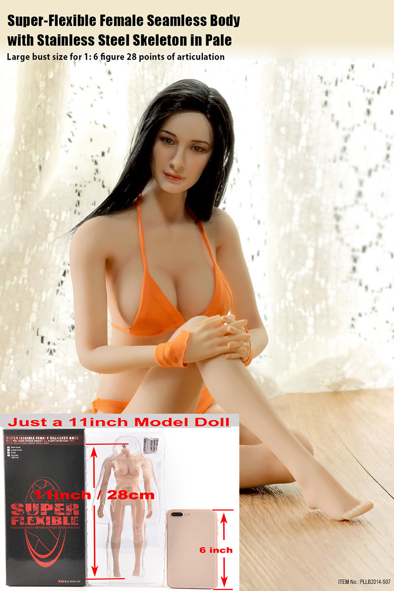 TBLeague Phicen S07 1/6th Female Big Breast Seamless Stainless