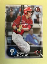 2016 Bowman Draft MICKEY MONIAK Rookie Card RC Colorado ROCKIES #BD-1